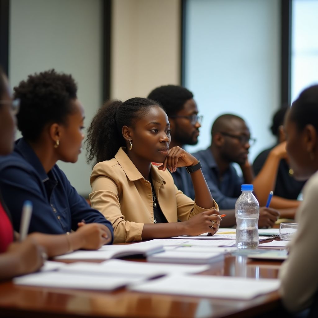 Financial planning workshop in Ghana