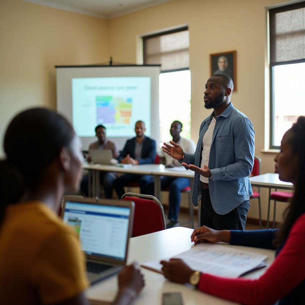 Financial literacy workshop in Ghana